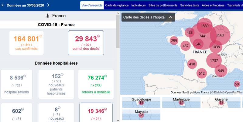 carte nationale juin 2020